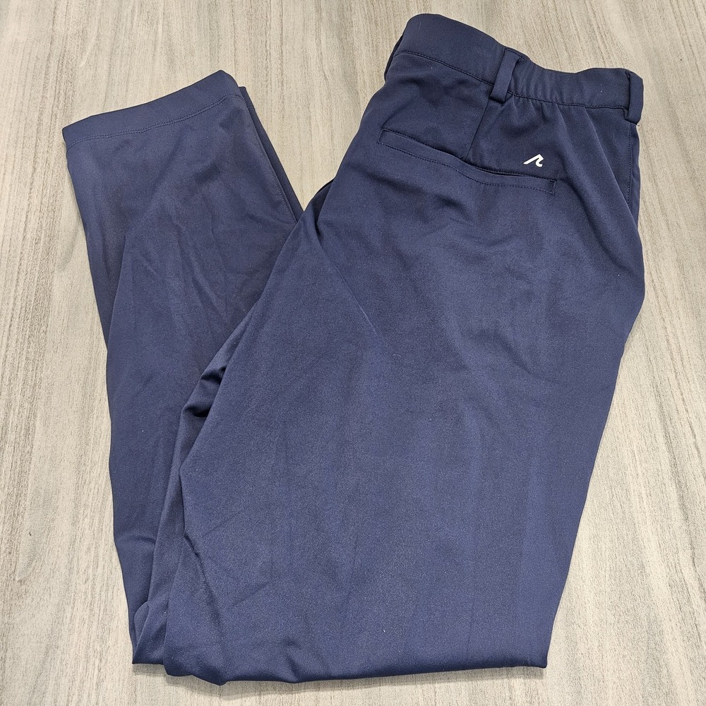 Redvanly Pants Mens Extra Large‎ Blue Performance Pull On Golf Trousers Chino